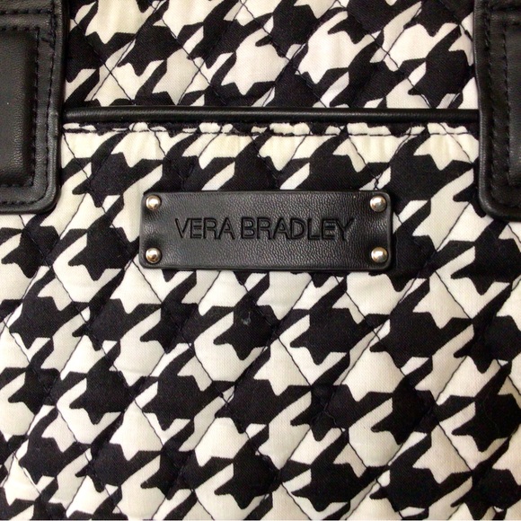 Vera Bradley houndstooth handbag. EUC. - Picture 2 of 7
